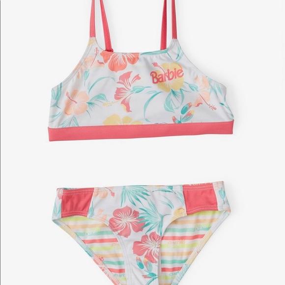 Roxy girls x Barbie Reversible Toddler Bikini! - Picture 5 of 10